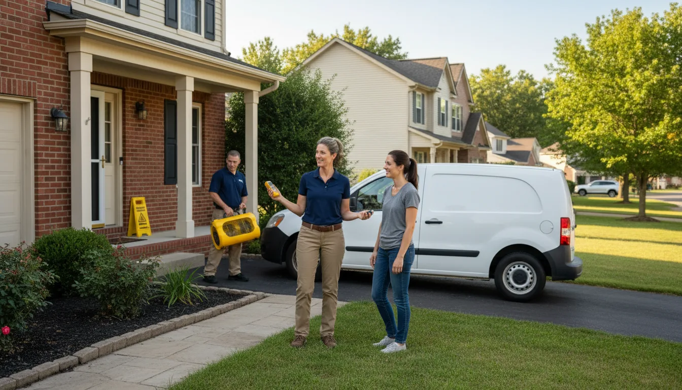 Residential water damage restoration in Hollidaysburg, PA